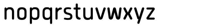 Quan Pro R Slim SemiLight Font LOWERCASE