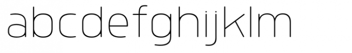 Quan Pro R Thin Font LOWERCASE