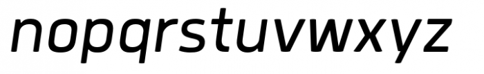 Quan Pro SemiLight Italic Font LOWERCASE