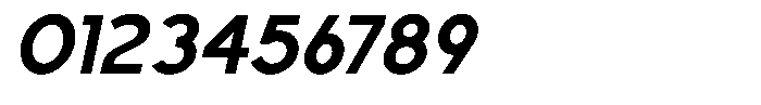 Quano Oblique Font OTHER CHARS