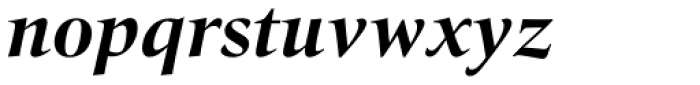 Quant Bold Italic Font LOWERCASE