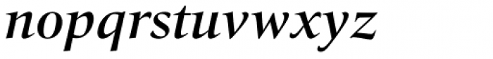 Quant Medium Italic Font LOWERCASE