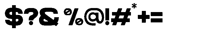 Quantex Font OTHER CHARS