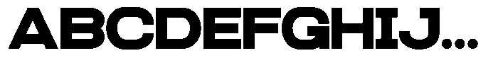 Quantex Font UPPERCASE