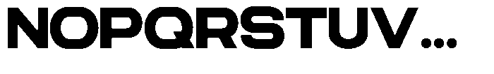 Quantex Font UPPERCASE