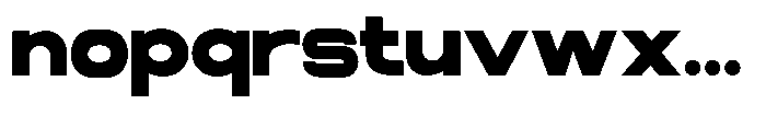 Quantex Font LOWERCASE