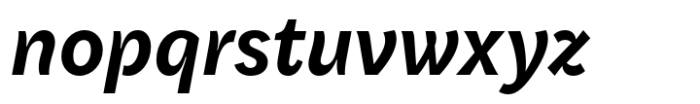 Quantificat Bold Italic Font LOWERCASE