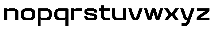 Quantix Bold Font LOWERCASE