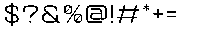 Quantix Book Font OTHER CHARS