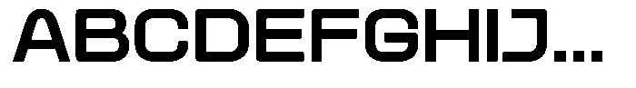Quantix Extra Bold Font UPPERCASE