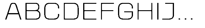 Quantix Light Font UPPERCASE