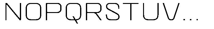 Quantix Light Font UPPERCASE