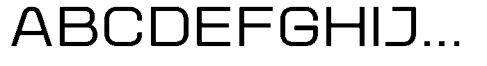 Quantix Medium Font UPPERCASE