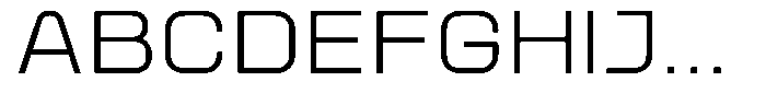 Quantix Regular Font UPPERCASE