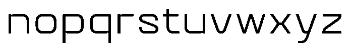 Quantix Regular Font LOWERCASE