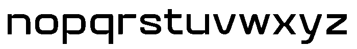 Quantix Semi Bold Font LOWERCASE