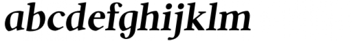Quanton Bold Italic Font LOWERCASE