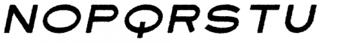 Quantour Rough Bold Italic Font LOWERCASE