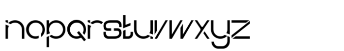 Quantum Futuristic Font LOWERCASE