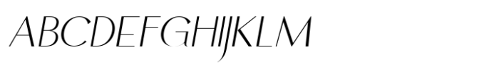 Quantum Mystique Extra Light Italic Font UPPERCASE