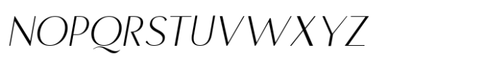 Quantum Mystique Extra Light Italic Font UPPERCASE