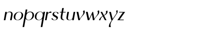 Quantum Mystique Medium Italic Font LOWERCASE