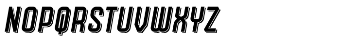 Quantum Rangers Italic Font LOWERCASE