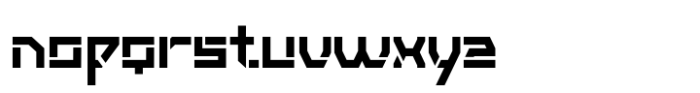 Quantum Sector Font LOWERCASE