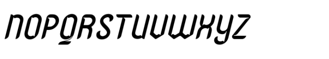 Quantum Watte Italic Font UPPERCASE