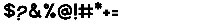 Quantuy Bold Font OTHER CHARS