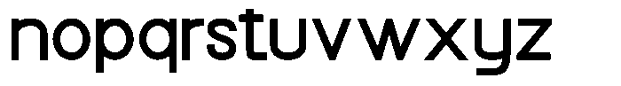 Quantuy Bold Font LOWERCASE