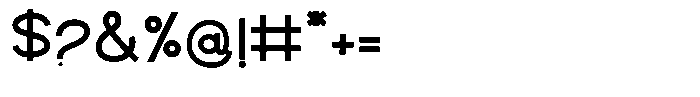 Quantuy Regular Font OTHER CHARS