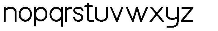 Quantuy Regular Font LOWERCASE