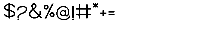 Quantuy Thin Font OTHER CHARS