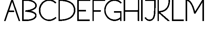 Quantuy Thin Font UPPERCASE