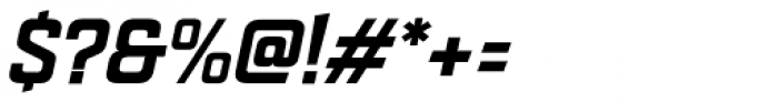Quarca Bold Italic Font OTHER CHARS