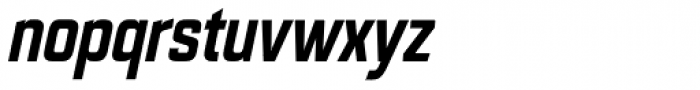 Quarca Condensed Bold Italic Font LOWERCASE
