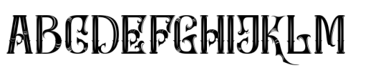 Quare Zombie Engraving Font UPPERCASE