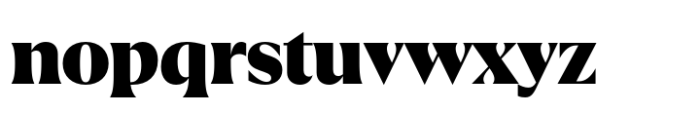 Quaria Display ExtraBold Font LOWERCASE