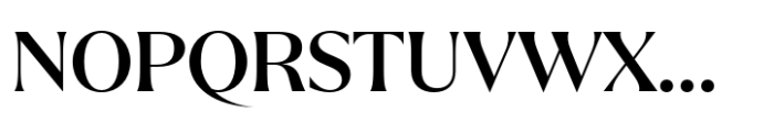 Quaria Display Medium Font UPPERCASE