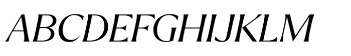 Quaria Display Regular Italic Font UPPERCASE