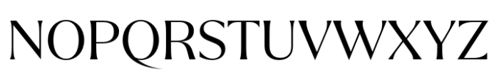 Quaria Display Regular Font UPPERCASE