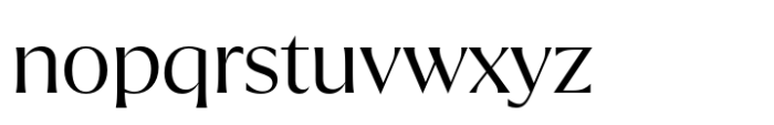 Quaria Display Regular Font LOWERCASE