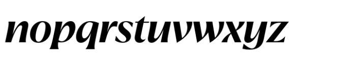 Quaria Display SemiBold Italic Font LOWERCASE