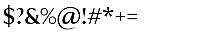 Quaria Text Medium Font OTHER CHARS