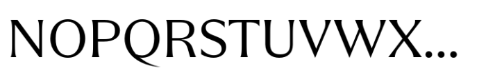Quaria Text Regular Font UPPERCASE