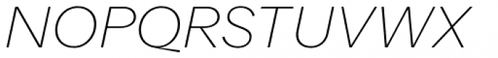 Quarion Thin Italic Font UPPERCASE