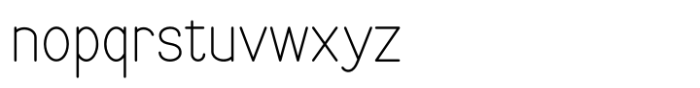 Quarkwell Thin Font LOWERCASE