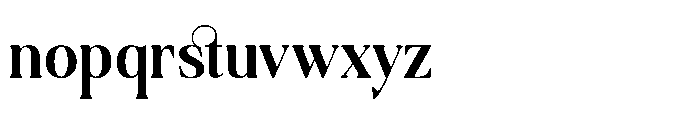 Quarky Kitchen Regular Font LOWERCASE