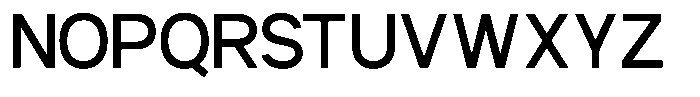 Quarno Font UPPERCASE